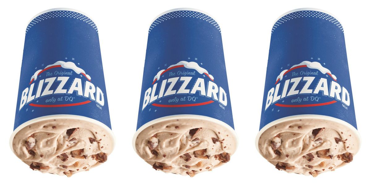 Dairy Queen August Blizzard Of The Month DQ Snickers Peanut Butter