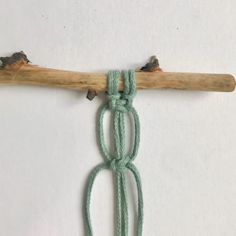 macrame Picot knot