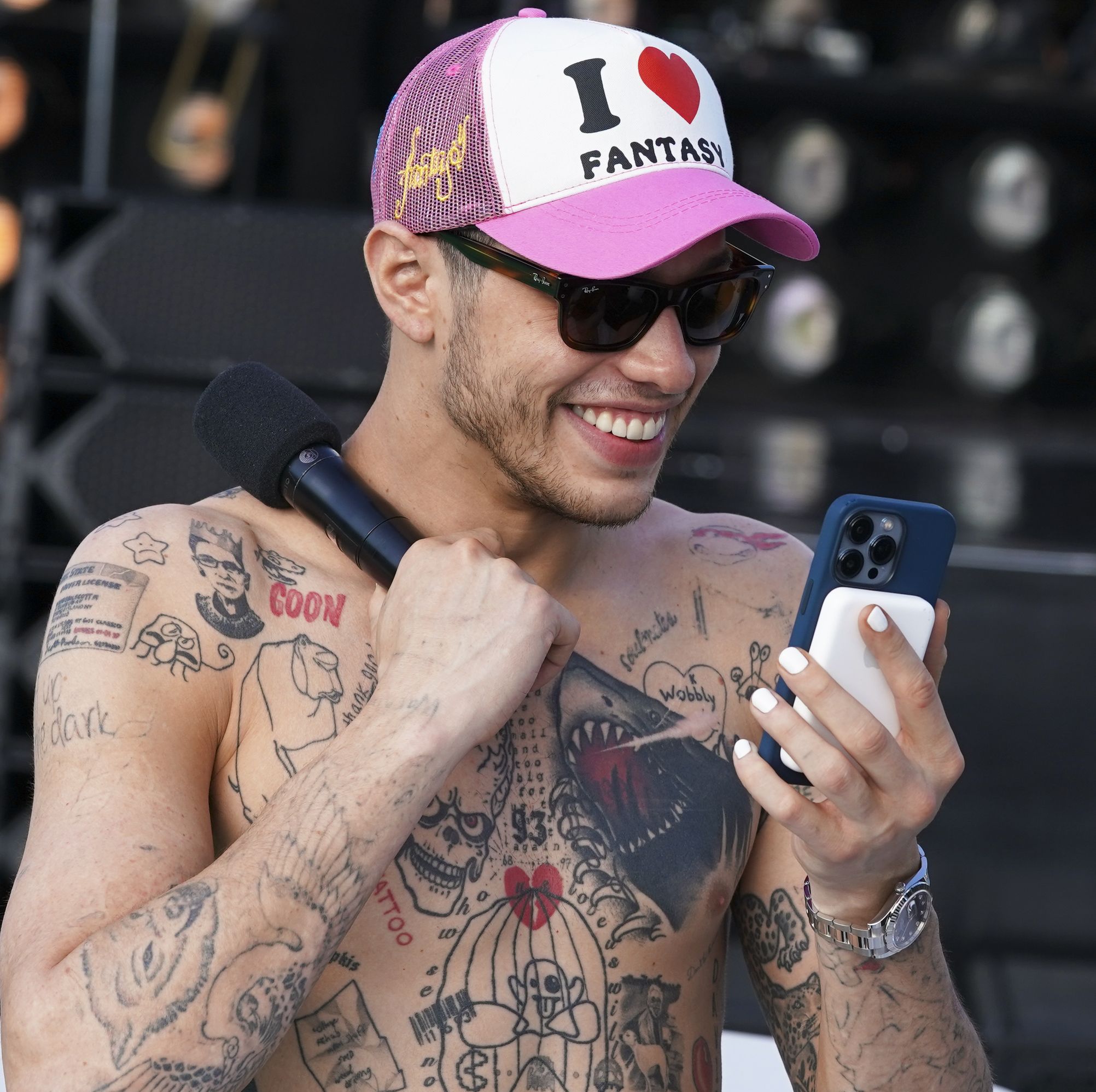 ALERT: Pete Davidson Appears to Have a Giant 