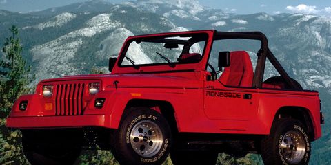 The Jeep Wrangler's Renegade Entry into the 1990s