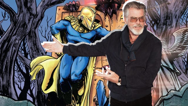 Pierce Brosnan será Doctor Fate en Black Adam - Adiós SnyderVerse Pierce Brosnan será Doctor Fate en Black Adam - Adiós SnyderVerse