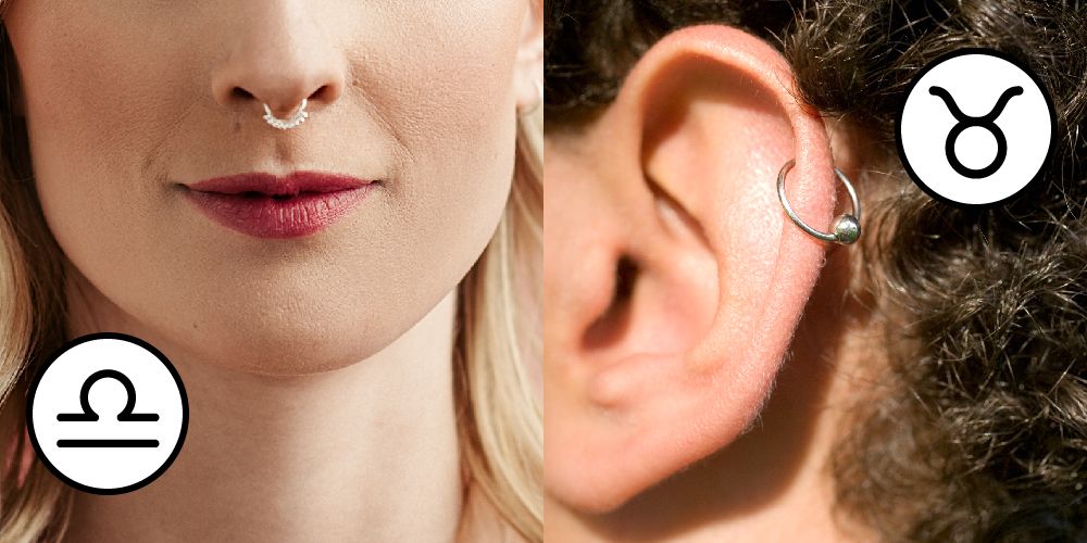 Gelach item Tips What Piercing You Should Get, Based on Your Sign