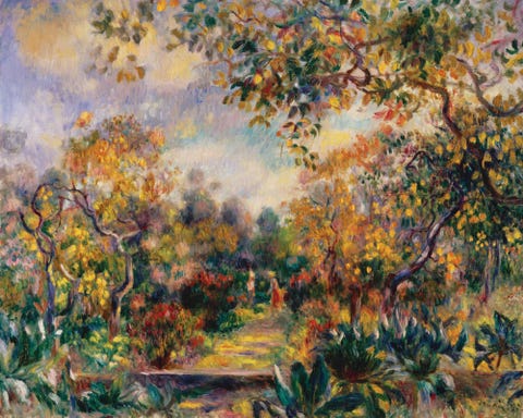 pierre auguste renoir’s landscape at beaulieu