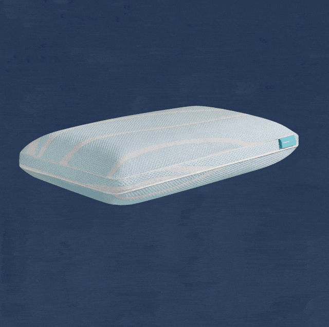 cooling pillows on a navy background