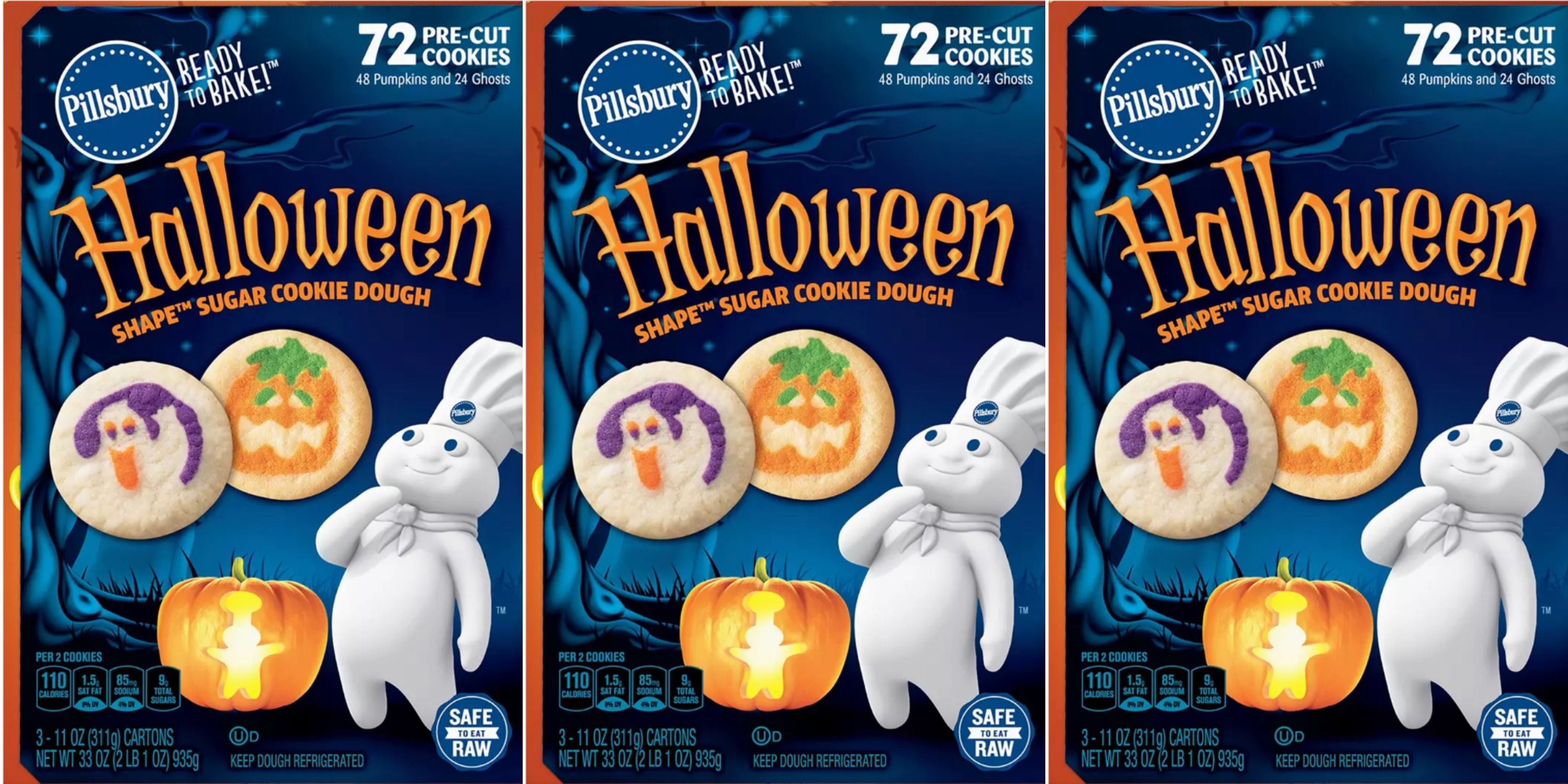 Pillsbury Is Selling A 72 Pack Of Pillsbury Halloween Sugar Cookies