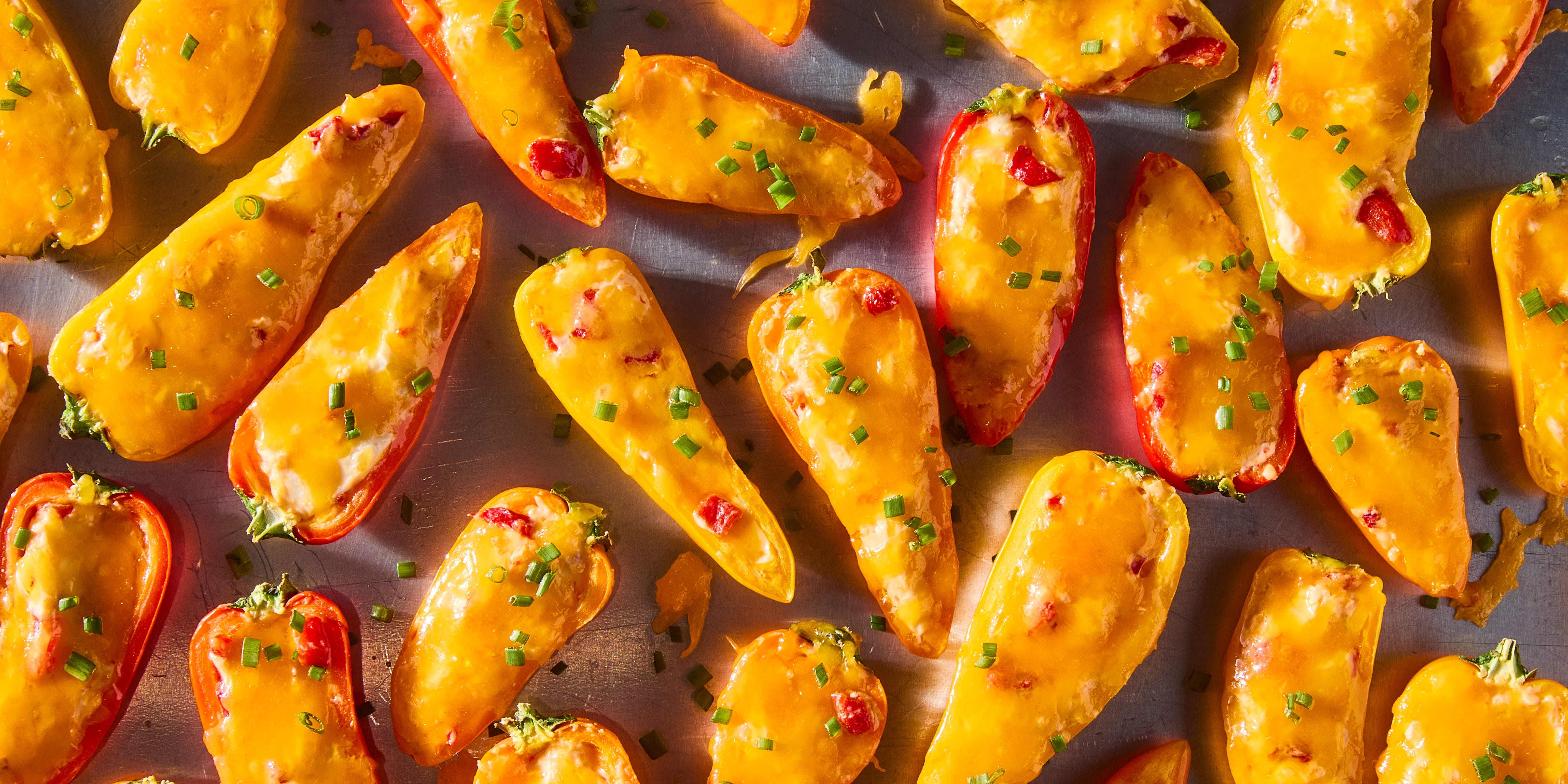 Pimento Cheese-Stuffed Mini Peppers