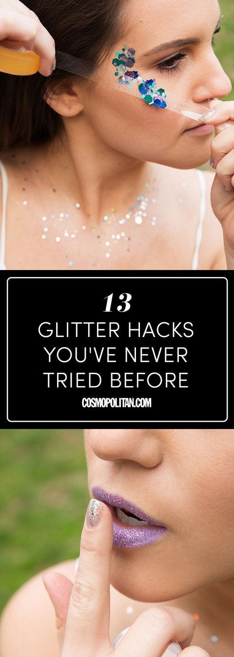 How To Wear Body Glitter — Tricks For Applying Glitter Makeup