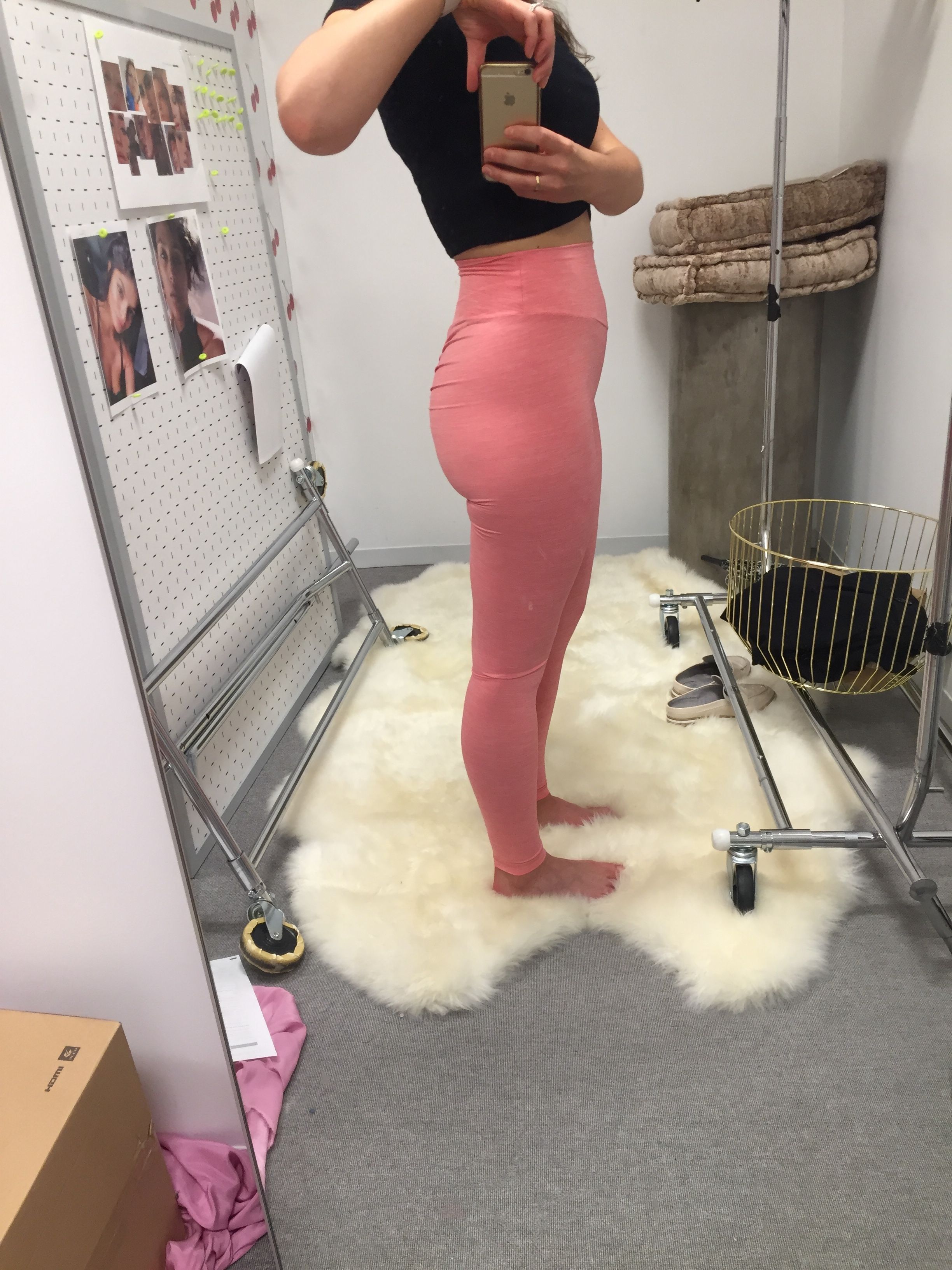 small butt in leggings