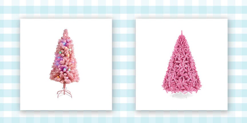 We Found the Best Pink Christmas Trees for a Barbie-Approved Winter, and They Start at $10