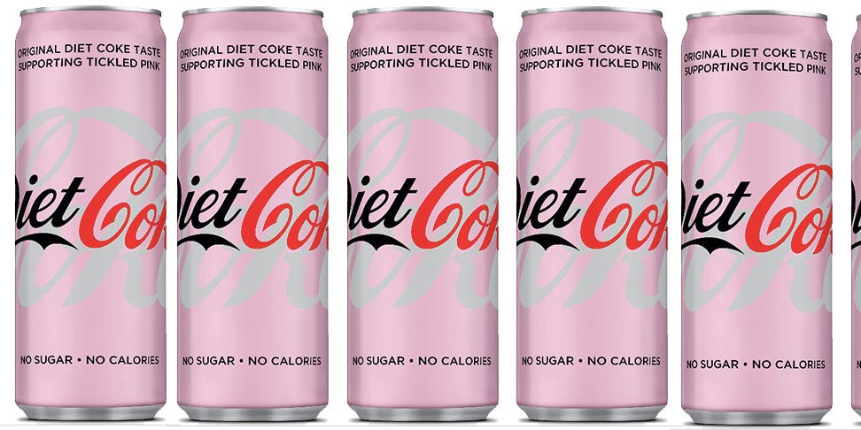 You Can Now Get Pink Diet Coke Cans In The Uk 5572