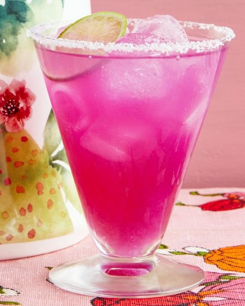 pink drinks prickly pear margaritas