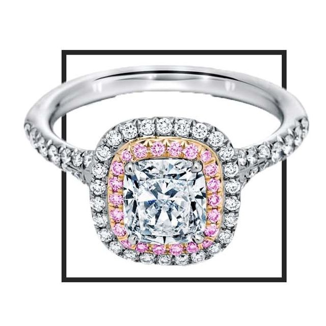 Pink engagement rings
