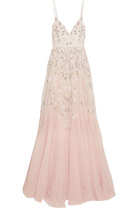 Pink Ombre Wedding Dress