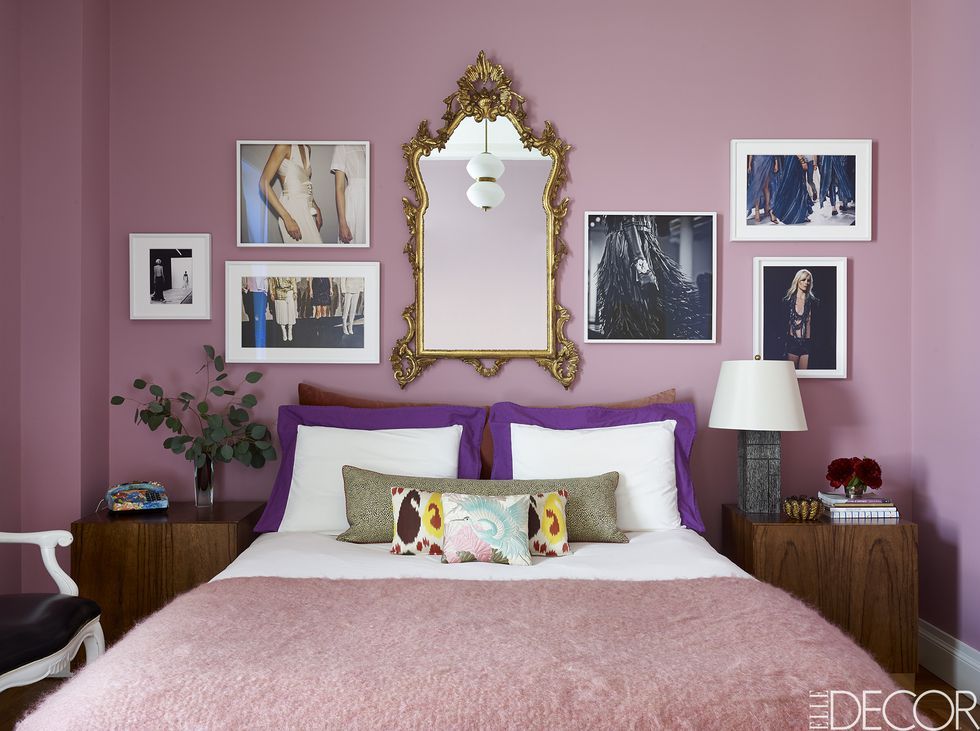 pink and purple painted walls