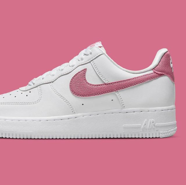pink and white nike sneaker