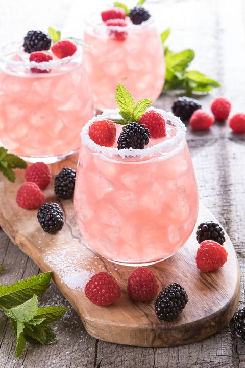 pink summer drinks