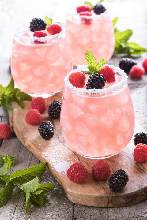 pink summer drinks