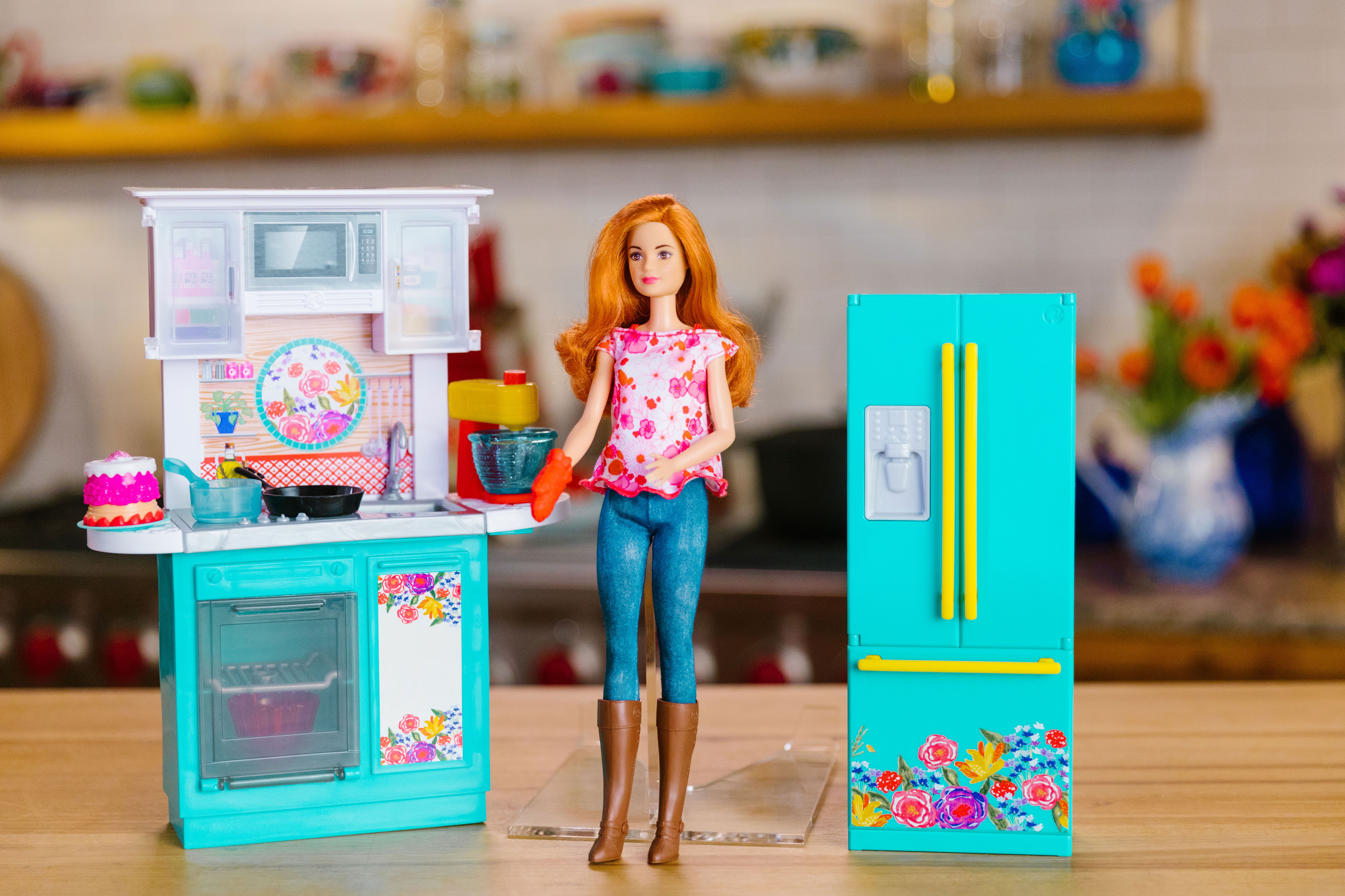 Barbie The Pioneer Woman Cooking Pasta Dishes Doll House Accessories 2018 Mattel for sale online 