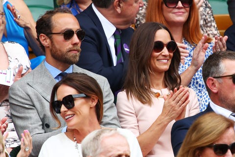 Pippa Middleton wears all-pink outfit to Wimbledon