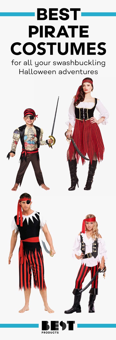 12 Best Pirate Costumes for Kids & Adults in 2018 - Pirate Halloween ...