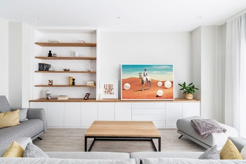 salón de diseño nórdico