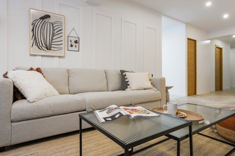 Un piso amplio y luminoso con estilo Japandi - Casas
