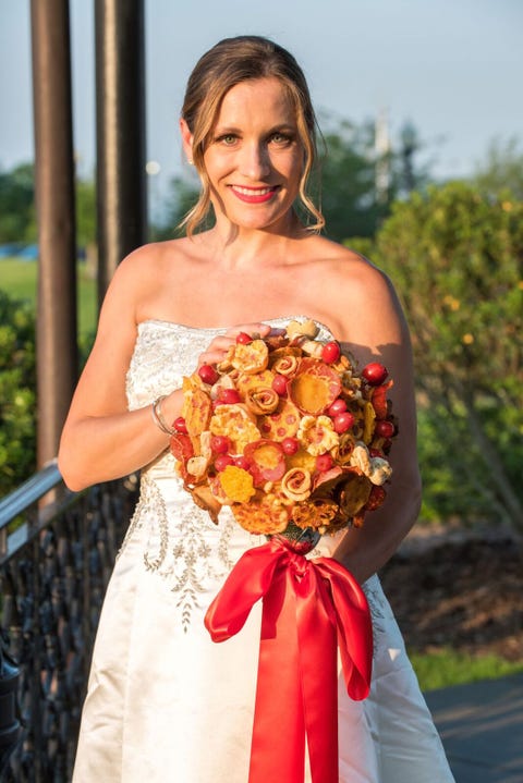 Cotton Candy Wedding Bouquet