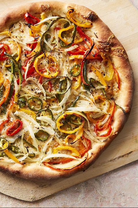 kid friendly dinner ideas hot pepper and onion pizza