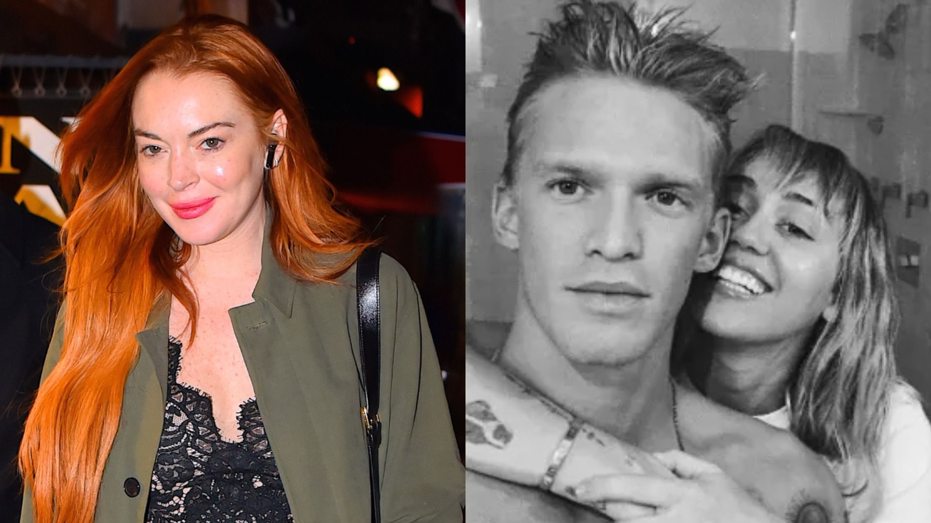 Lindsay Lohan Totally Shaded Cody Simpson And Miley Cyrus On