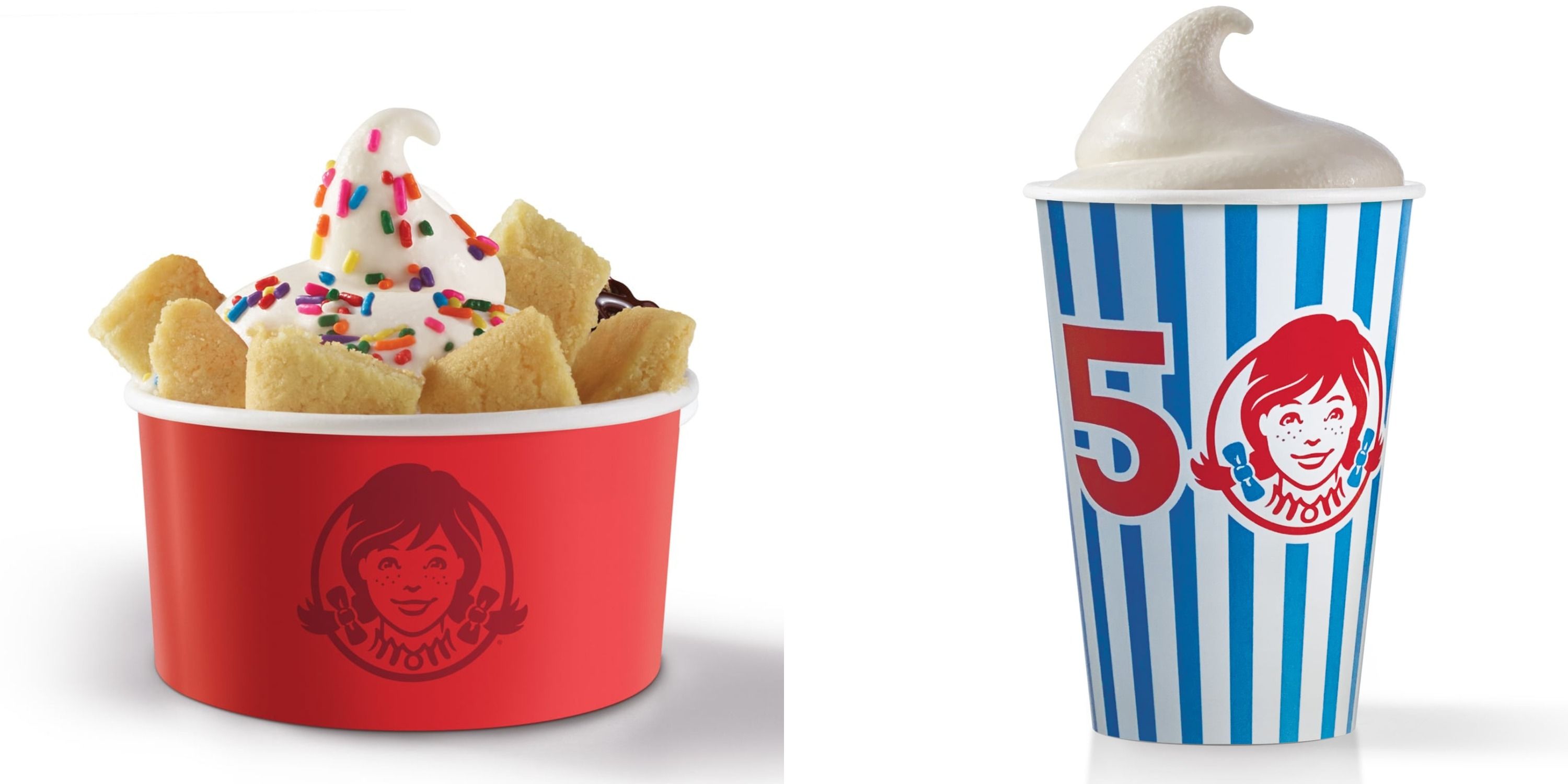 Wendy S Is Selling A Birthday Cake Frosty Cookie Sundae And Birthday Cake Frosty