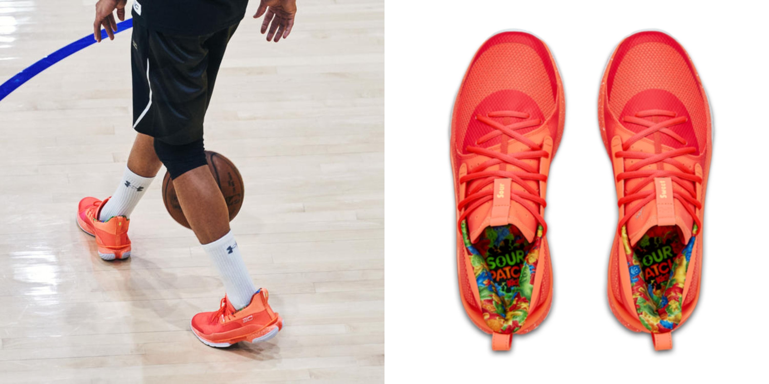 steph curry neon shoes