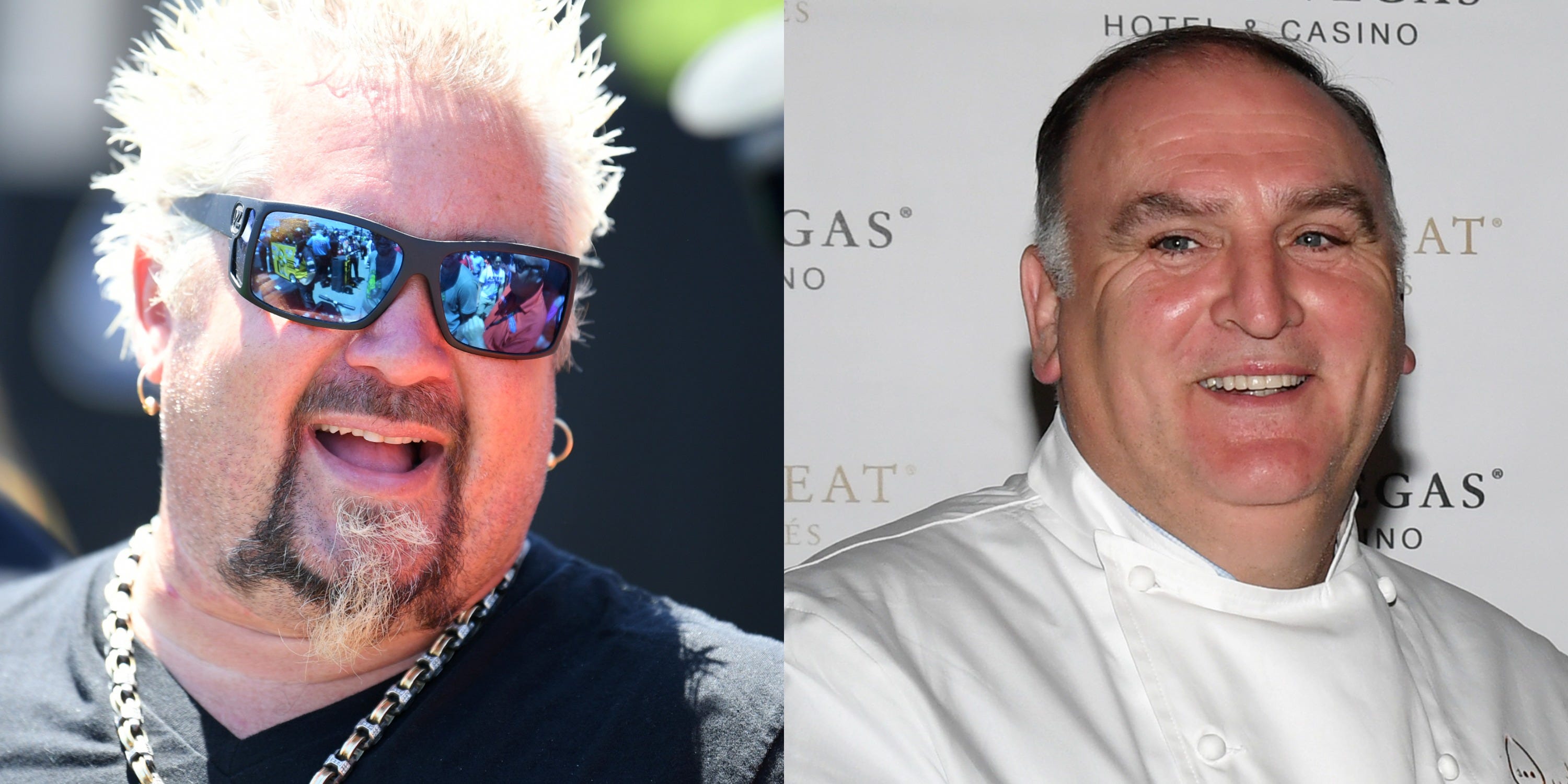 Guy Fieri And José Andrés Are Competing Against Each Other In A Basketball Game And It's Must-See TV