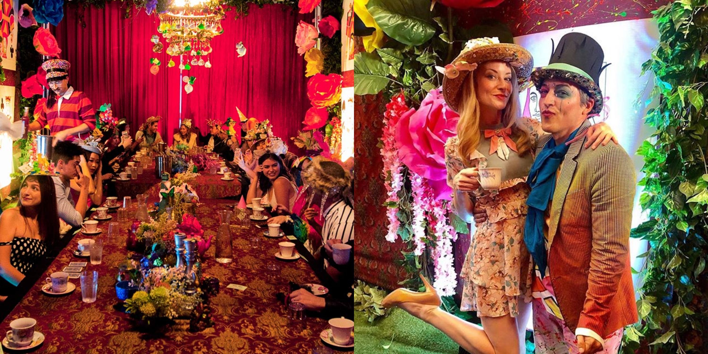 This Traveling Boozy Tea Party Was Inspired By Alice In Wonderland