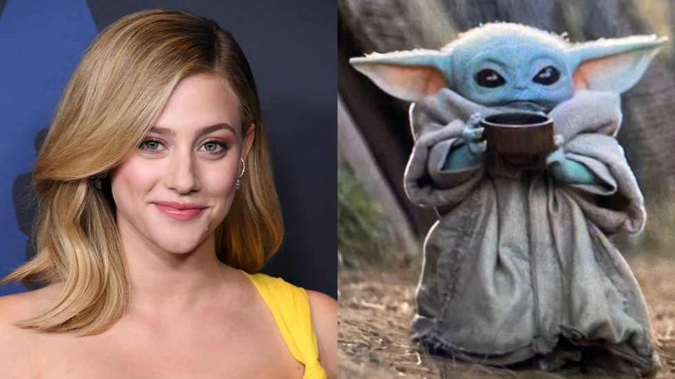 Like the Rest of the Internet, Lili Reinhart Is Also Here for Baby Yoda