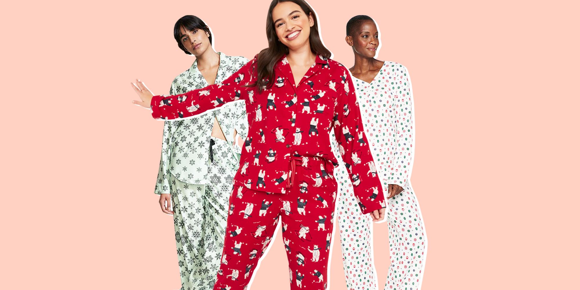 adult santa pajamas