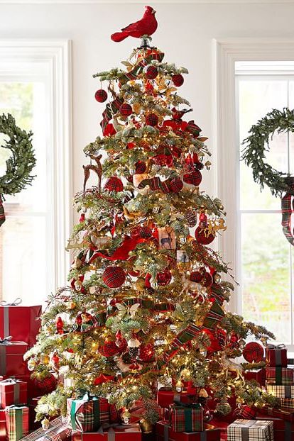 Gold Christmas Tree Garland 2021