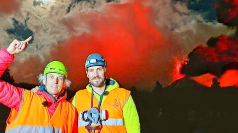 jesús calleja y saúl craviotto, en la palma, para un especial de planeta calleja