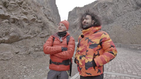 jesús calleja y ara malikian recorren armenia en planeta calleja