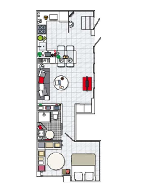 Ambientes de la casa - Reforma en una casa de 40 metros cuadrados