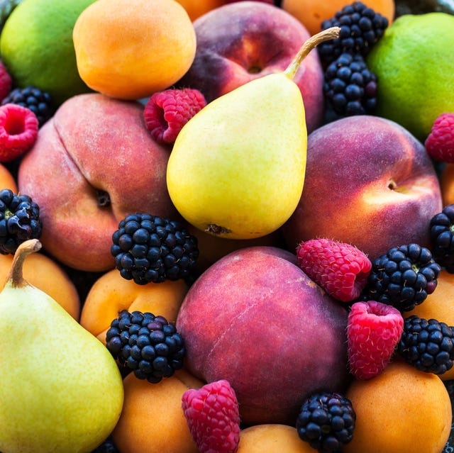 Plate of various summer fresh ripe berries and fruits plate of various summer fresh ripe berries and fruits