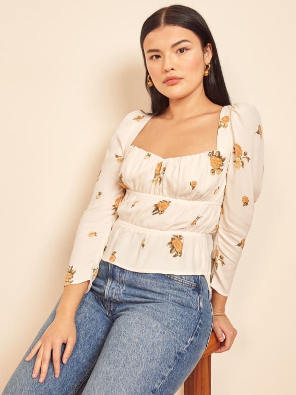 reformation top sale