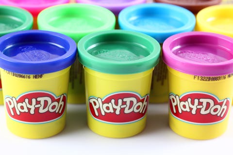 play doh water