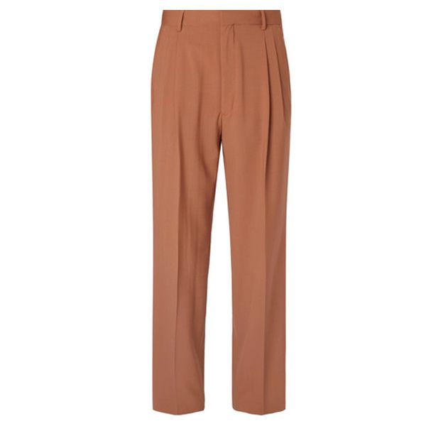 Pleated Trousers: What They Are, And Pleated Cropped Stretch Chino Pant