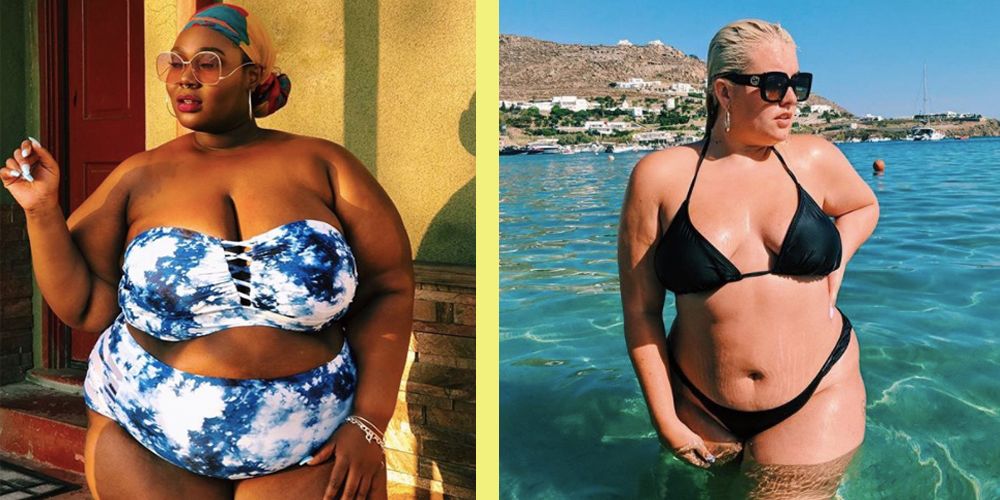 Airfield slids forhøjet Plus Size Bikinis: Inspiration from curvy fashion bloggers