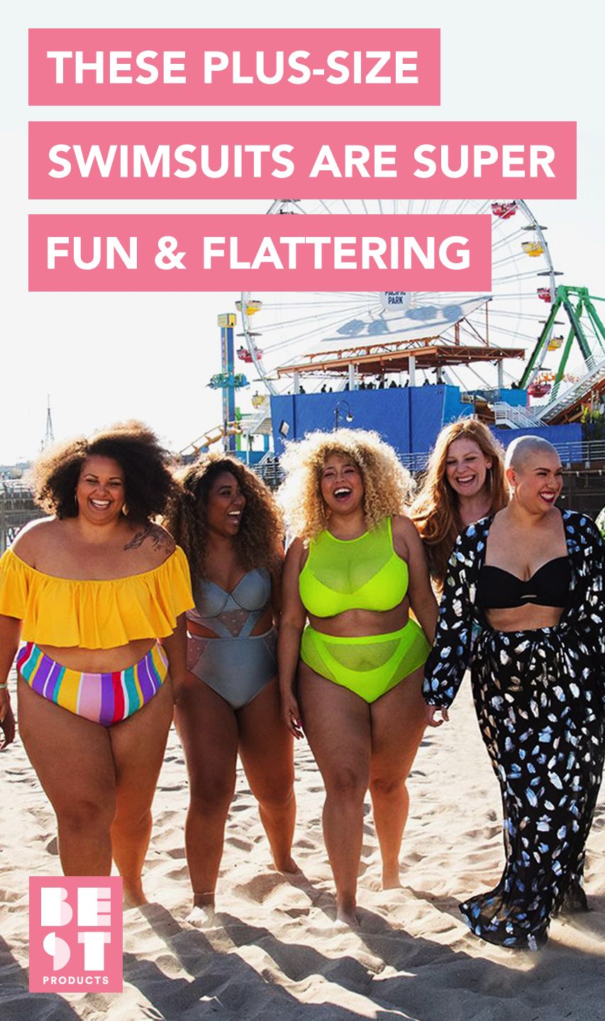 flattering plus size bikini