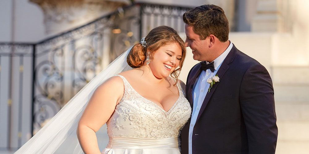 best wedding dress for chubby bride