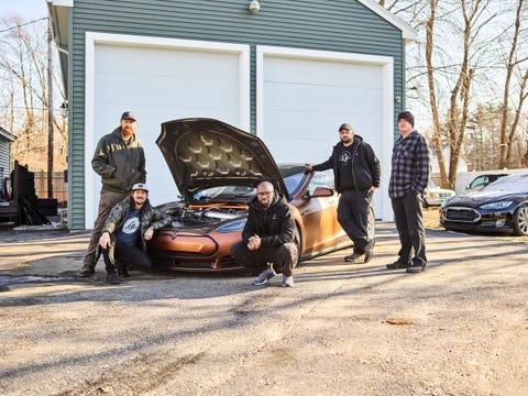 we built the world's first v 8 tesla