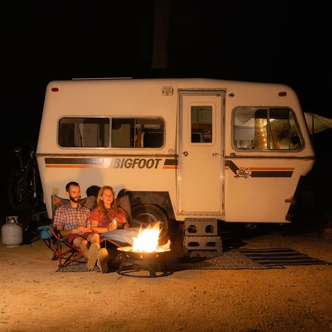 We Turned a Retro Camper Into Our Home for $10,000