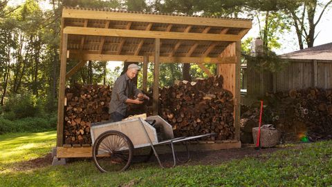 How To Build A Firewood S Shed Diy Plans - Wood Storage Shed Diy