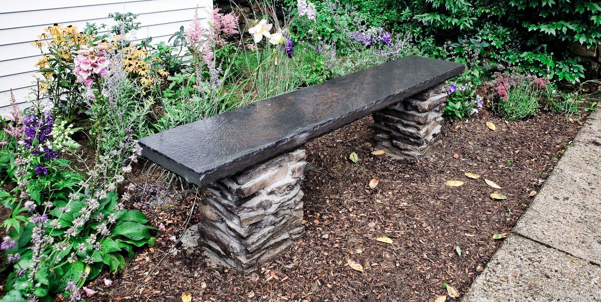 Diy Garden Bench Learn To Work With, Small Cement Garden Benches